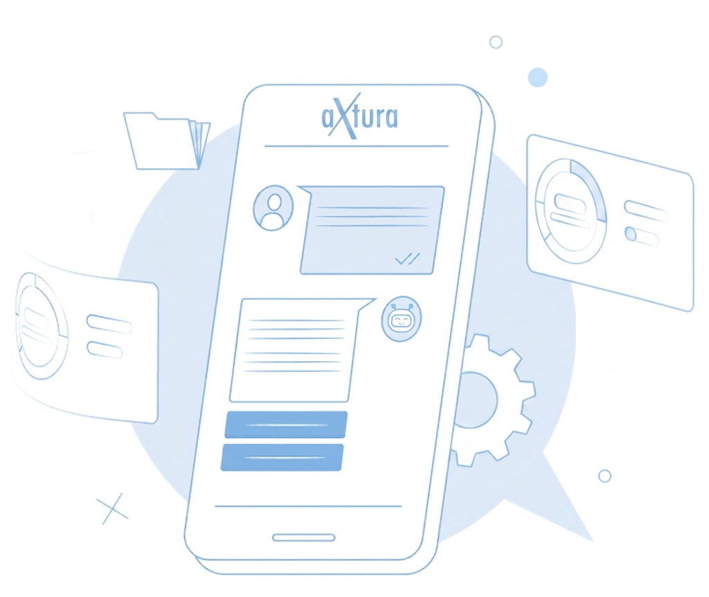 Chatbots for the aXtura platform