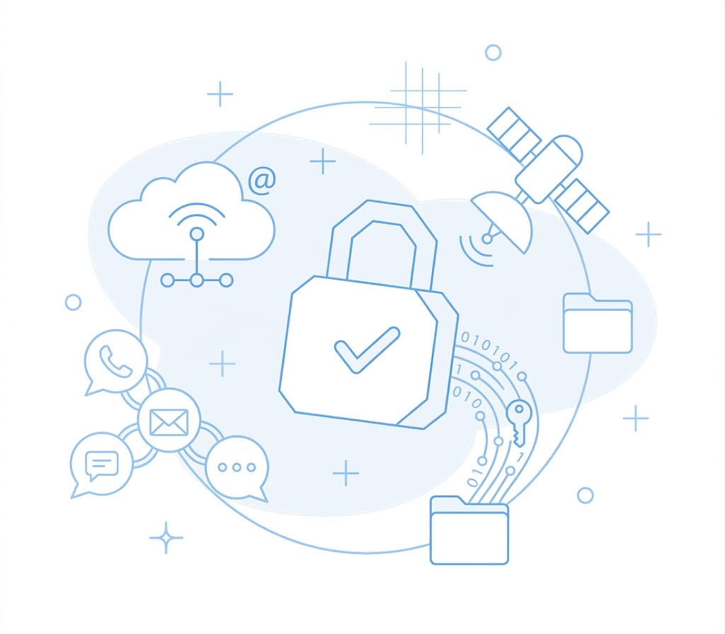 Corporate communication and data protection in aXtura